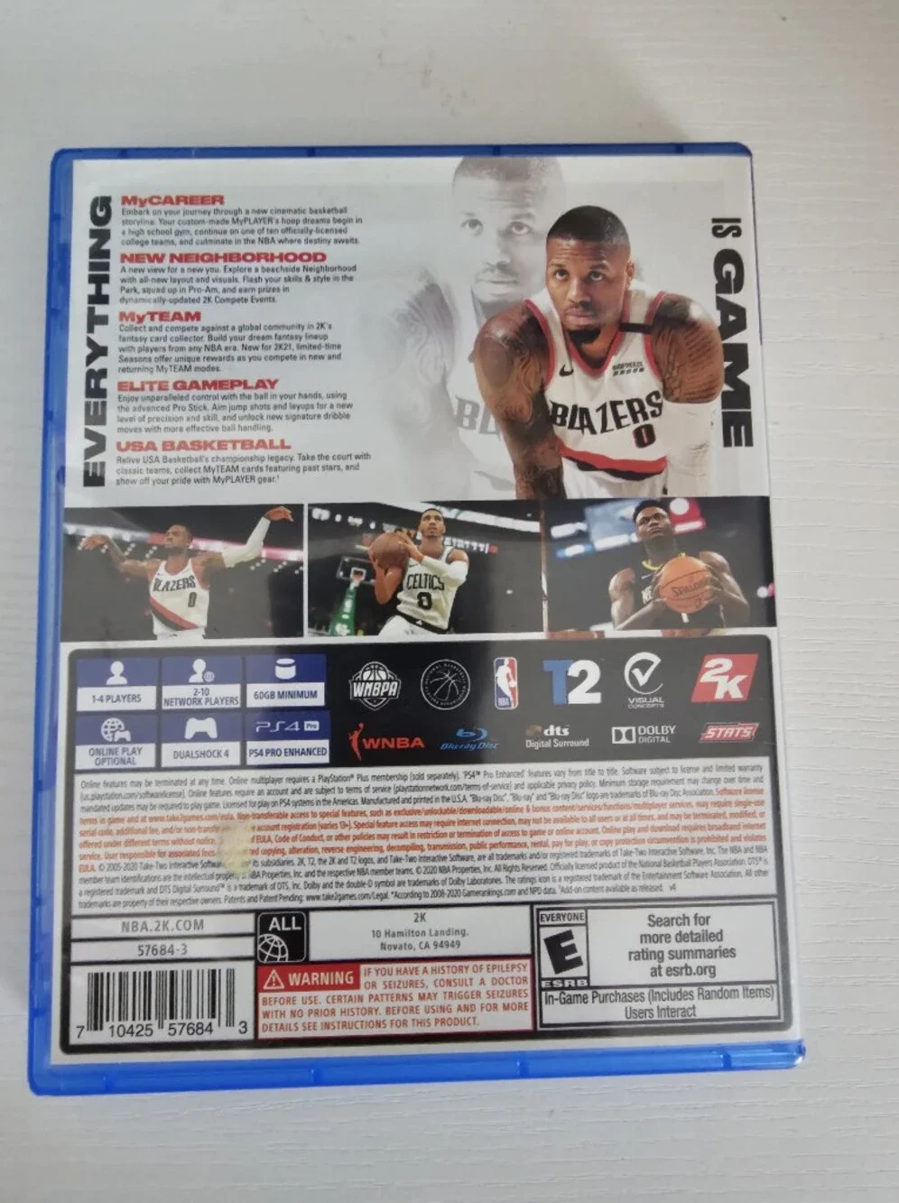NBA 2K21 Lillard Edition - White and Red Artwork